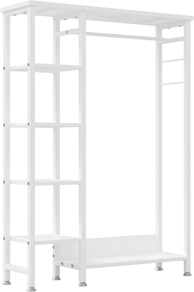 VECELO Open Garment Clothing Rack, Free-Standing Heavy Duty Storage Closet - Image 8