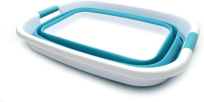SAMMART 31L Collapsible Plastic Laundry Basket-Foldable Pop Up Storage - Image 2