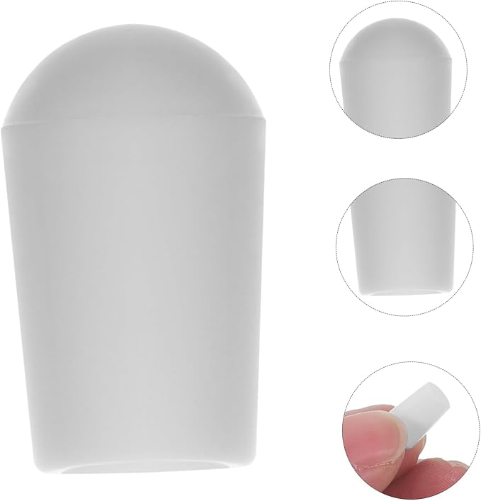 STOBAZA Clothes Hanger Rubber Covers 100 Pack PVC End Caps Protective Wire Hook - Image 3