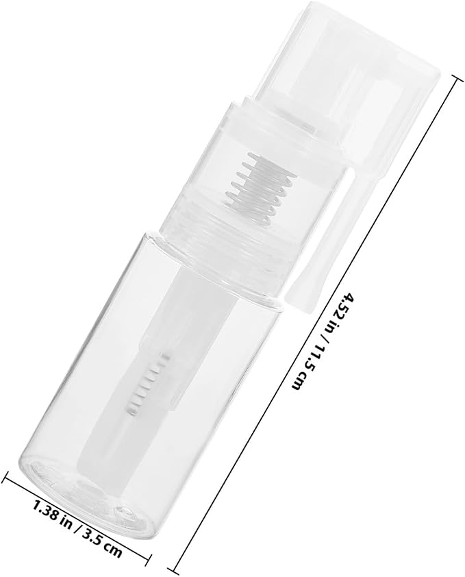 2pcs 35ml Powder Spray Bottles Refillable Long Nozzle Dry Powder Sprayers - Image 2