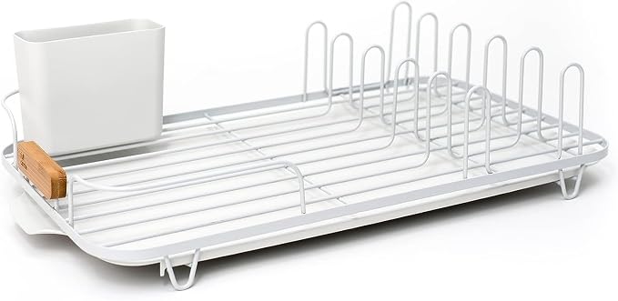 Full Circle Dish Jockey Extra Large Dish Drying Rack – Space Saving Drying Rack by FULLCIRCLE