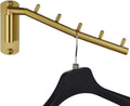 JQK Folding Clothes Hanger Rack, Stainless Steel Swing Arm Hook Holder by Homeimprovement