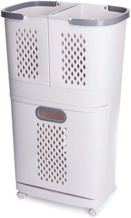 Removable Laundry Basket Classification Thickened Storage Rack Household by bretoes