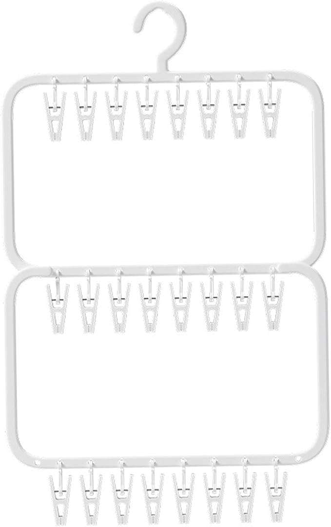 Hanging Drying Rack with Clips Clothes Hanger - Image 7