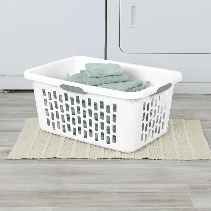 2 Bushel Large Plastic Laundry Basket - Image 4