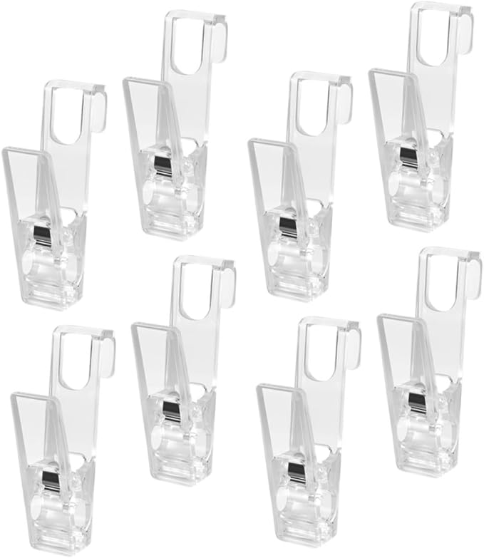 VILLCASE 16pcs -Skid Clothes Hanger Clips Multi- Clips - Image 3