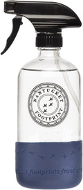 Empty Clear Glass Spray Bottles |16 oz Glass Spray Bottle | Silicone Based by NantucketFootprint