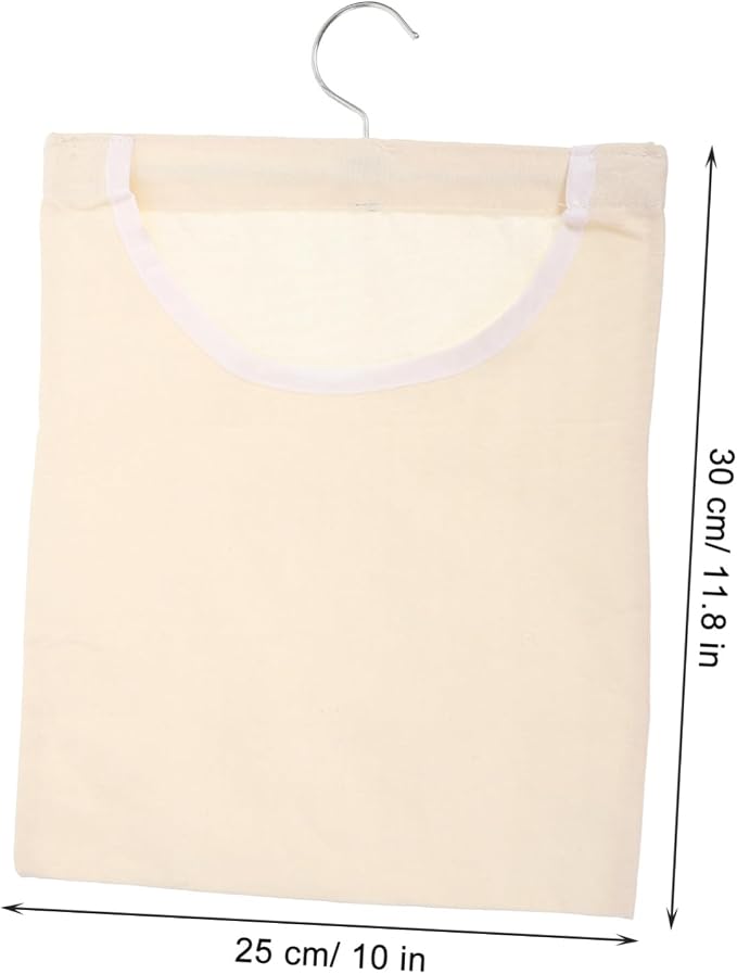 Ciieeo 3pcs Clothespin Storage Bag Opening Laundry Clip Organizer Pouch - Image 2