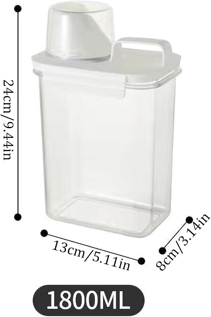 Laundry Detergent Dispenser 1800ml Laundry Detergent Bottle PVC Laundries - Image 5