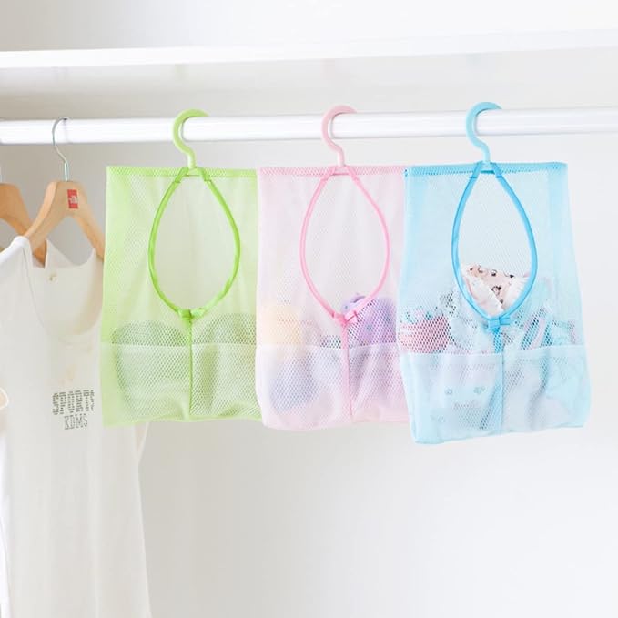 ABOOFAN Hanging Mesh Clothespin Storage Bag Multi-Purpose Organizer - Image 7