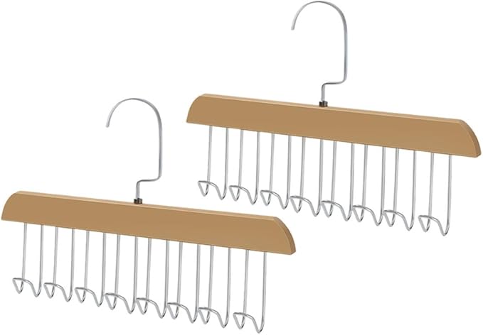FRCOLOR 2pcs Multi-Hook Plastic Clothes Hangers by FRCOLOR