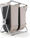 simplehuman double x-frame laundry hamper, 100% recycled polyester removable by Simplehuman