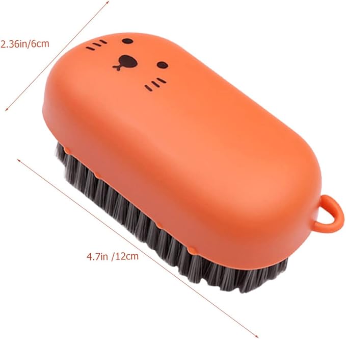 SAFIGLE 2PCS Soft Bristle Home Laundry Brush Set Multifunctional Plastic Scrub - Image 2