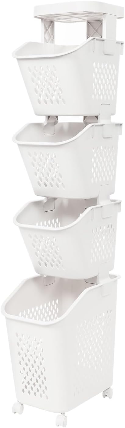 Tiered Laundry Storage Organizer Tiered Laundry Hamper Sorter Bathroom Laundry by Oiveinya