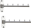 2 Pcs Folding Wall Mounted Clothes Hanger Rack by Zivisk