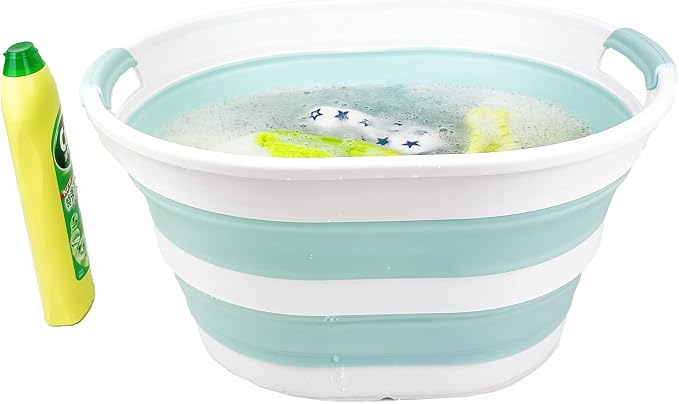 SAMMART 23L Collapsible Plastic Laundry Basket - Image 5