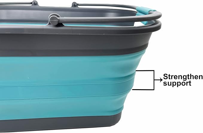 SAMMART Collapsible Tub with Handle 29L - Image 4