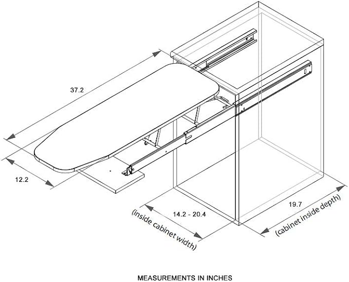 Slide-Out Folding Ironing Board - Image 2