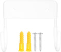 Toyvian Ironing Board Hanger Wall Mount Hook White Sturdy Household Storage by Toyvian