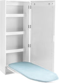 Wall Mounted Ironing Board Cabinet, Built in Ironing Board Closet Folding by Unknown