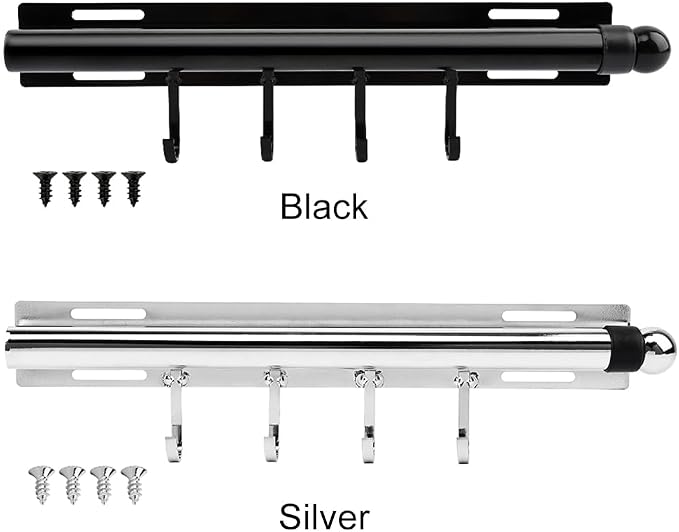 Valet Rod for Closet Pull Out, Retractable Slide Out Valets Rod Closet - Image 3