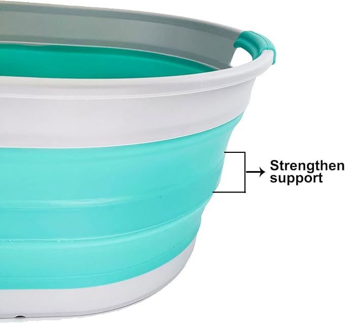 SAMMART 23L Collapsible Plastic Laundry Basket - Image 4
