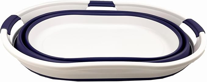 SAMMART 44L Collapsible Plastic Laundry Basket - Image 4