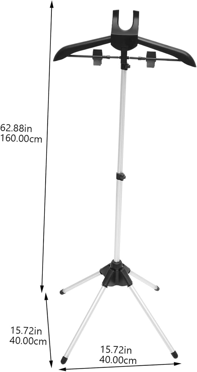 Foldable Adjustable Hanger for Handheld Garment Steamer Portable Steam Ironing - Image 2