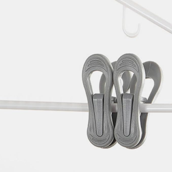 Large Capacity Hanger Clips 30 Pack Plastic Clothesline Clips - Image 5