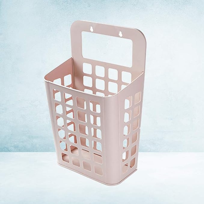 Hanging Handle Laundry Basket Wall Mount Clothes Hamper Laundry Organizer Cart - Image 6