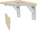 90 Degrees Folding Wall Table Hinges, 12 In Laundry Folding Table Hinge by ANTEISI