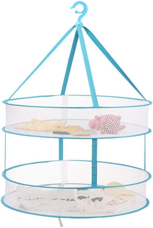 Sweater Hanging Dryer, Folded Mesh Clothes Hanging Dryer Foldable Drying Rack by Skingwa