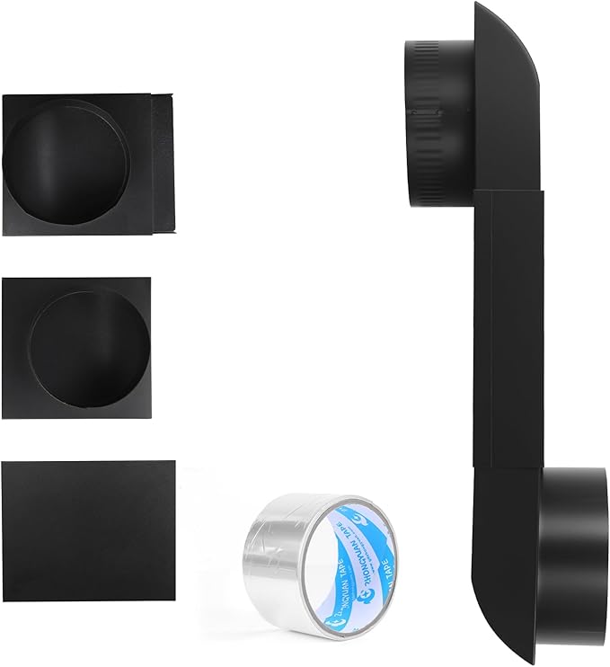 OEM Upgraded Periscope Dryer Vent Design 6.5"&12" Adjustable length by OCZWVdryerventhosefortightspace