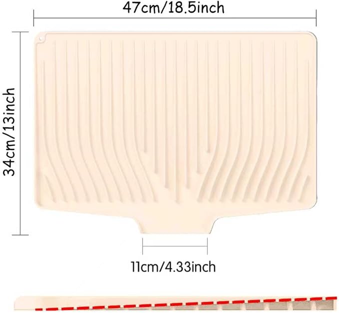 Large Premium Silicone Dish Drying Mat - Image 6
