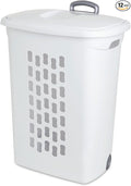Sterilite 9-Pack Ultra Wheeled Hamper, Laundry Basket w/Flip-Top Lid & by Sterilite