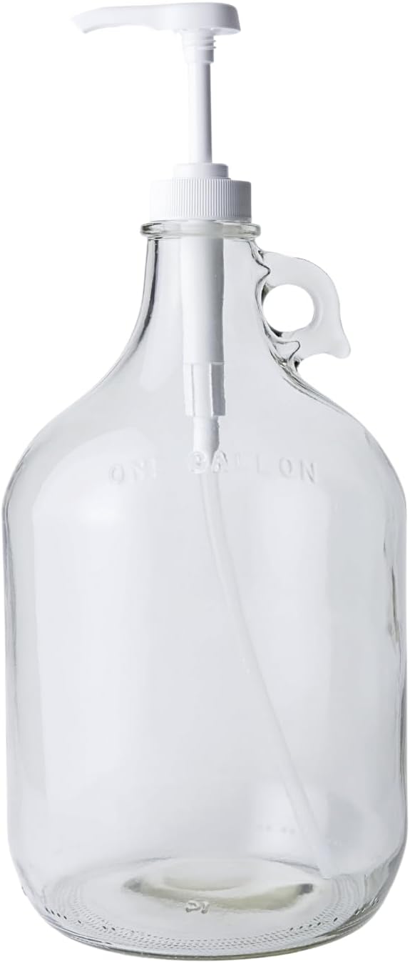 Fastrack 1 Gallon Glass Jug Laundry Detergent Dispenser | Airtight Screw-Top by FASTRACK