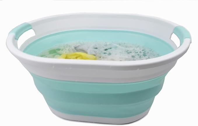 SAMMART 32L Collapsible Plastic Laundry Basket - Image 6