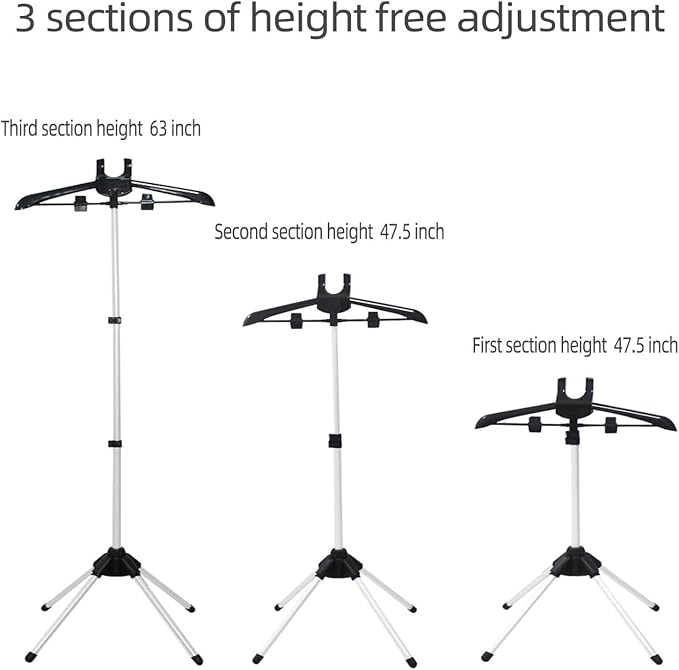 Garment Hanger Stand For Steaming Clothes - Image 3