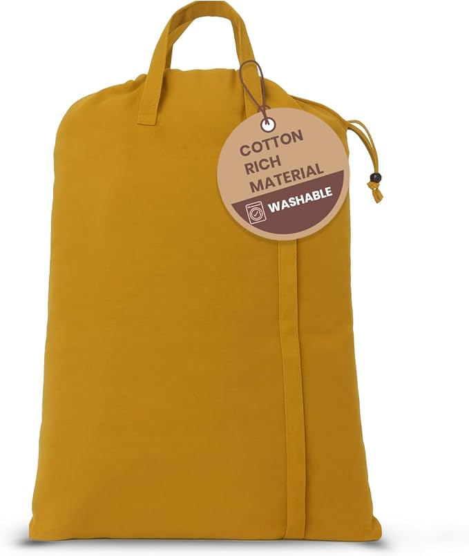 LFH Home Cotton Canvas Large Laundry Bag by LFHHomePrivateLimited