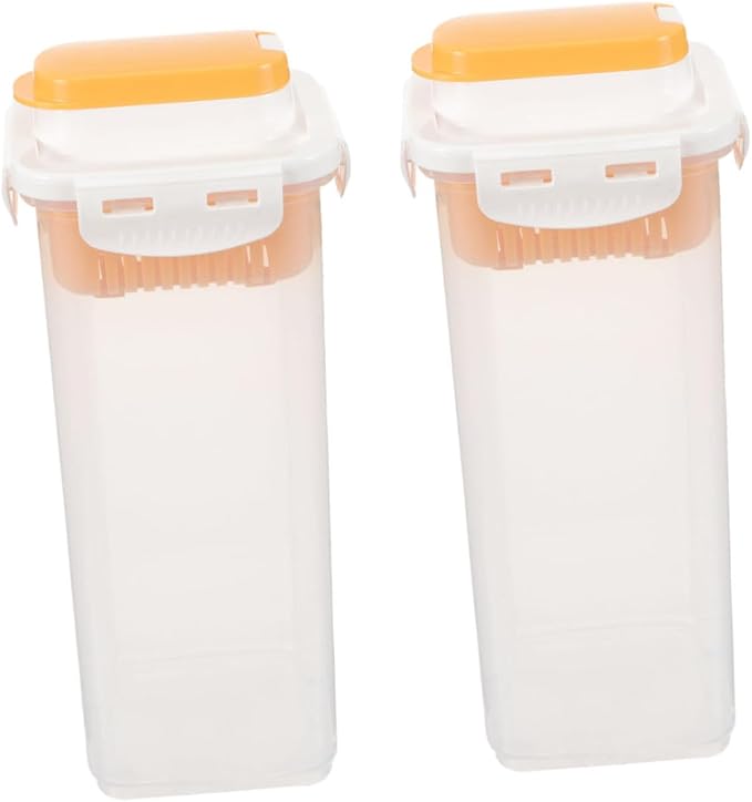 VALICLUD 2pcs Multi-functional Laundry Powder Container Airtight Lid by VALICLUD