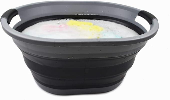 SAMMART 32L Collapsible Plastic Laundry Basket - Image 7