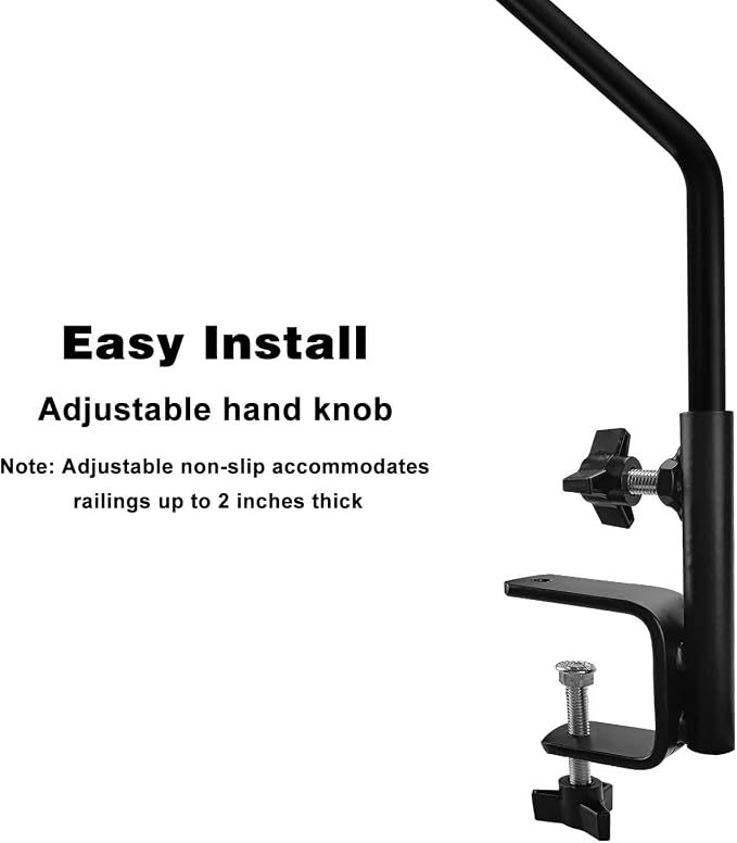 MIXXIDEA 2 Pack Heavy Duty Extensible Adjustable Deck Hooks - Image 6