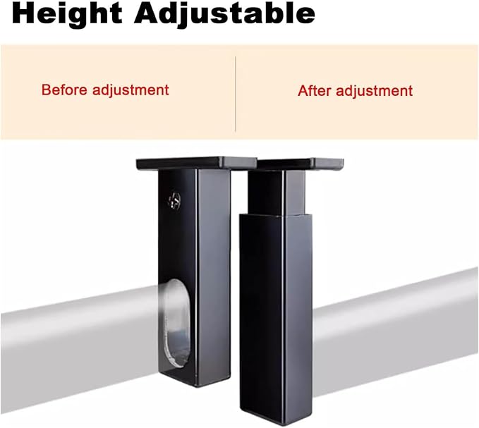 Closet Rod, Closet Valet Rod, L Shaped Garment Holder Rack - Image 5
