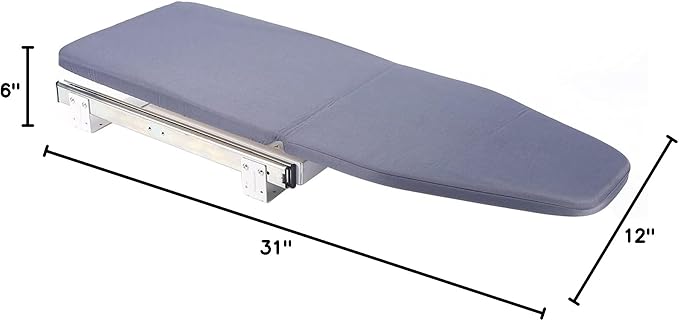 Wall Mounted Ironing Board, Foldable Ironing Board, 180¡ã Swivel Sturdy Ironing - Image 9