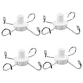 NOLITOY 4pcs Stainless Steel Infusion Rack Part Replacement Hooks by NOLITOY