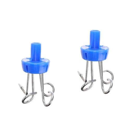 OUNONA 2pcs Stainless Steel Infusion Rack Hook by OUNONA