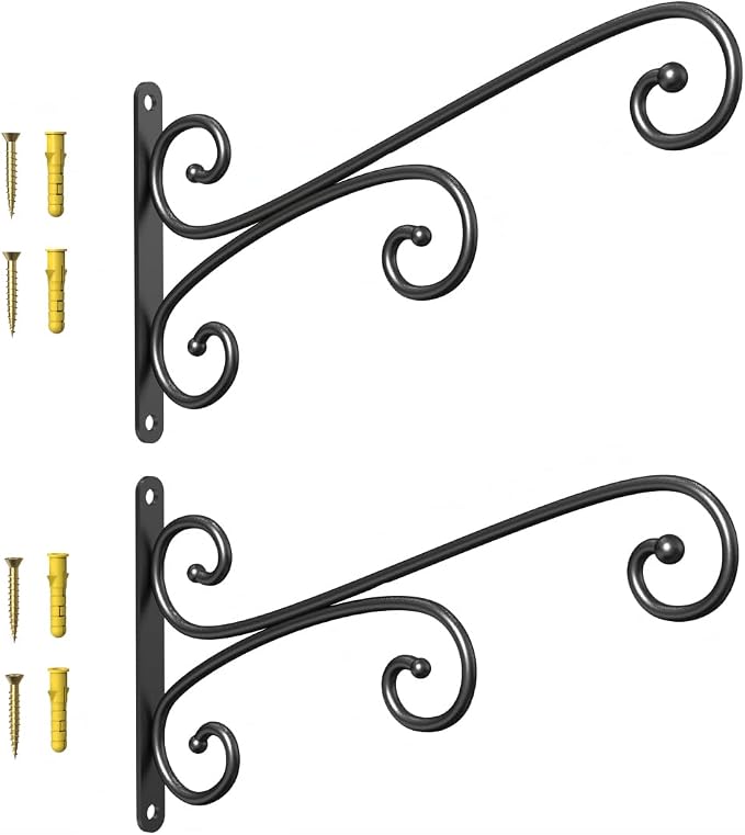 2 Pack Plant Hangers, Metal Plant Hooks - Image 7