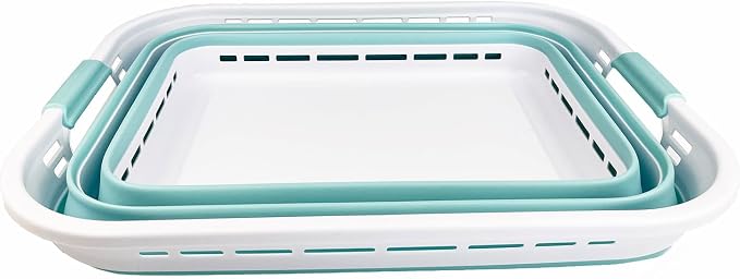 SAMMART 42L Collapsible Plastic Laundry Hamper/Basket - Image 2