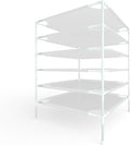 Sweater Drying Rack, 6-Layer Flat Drying Rack Stackable, Mesh Fabric Clothes by WeedSalute