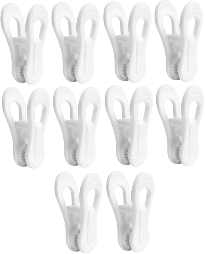 ABOOFAN 10pcs Non Slip Hangers Pants Hangers Clips Laundry Organizer Drying by ABOOFAN